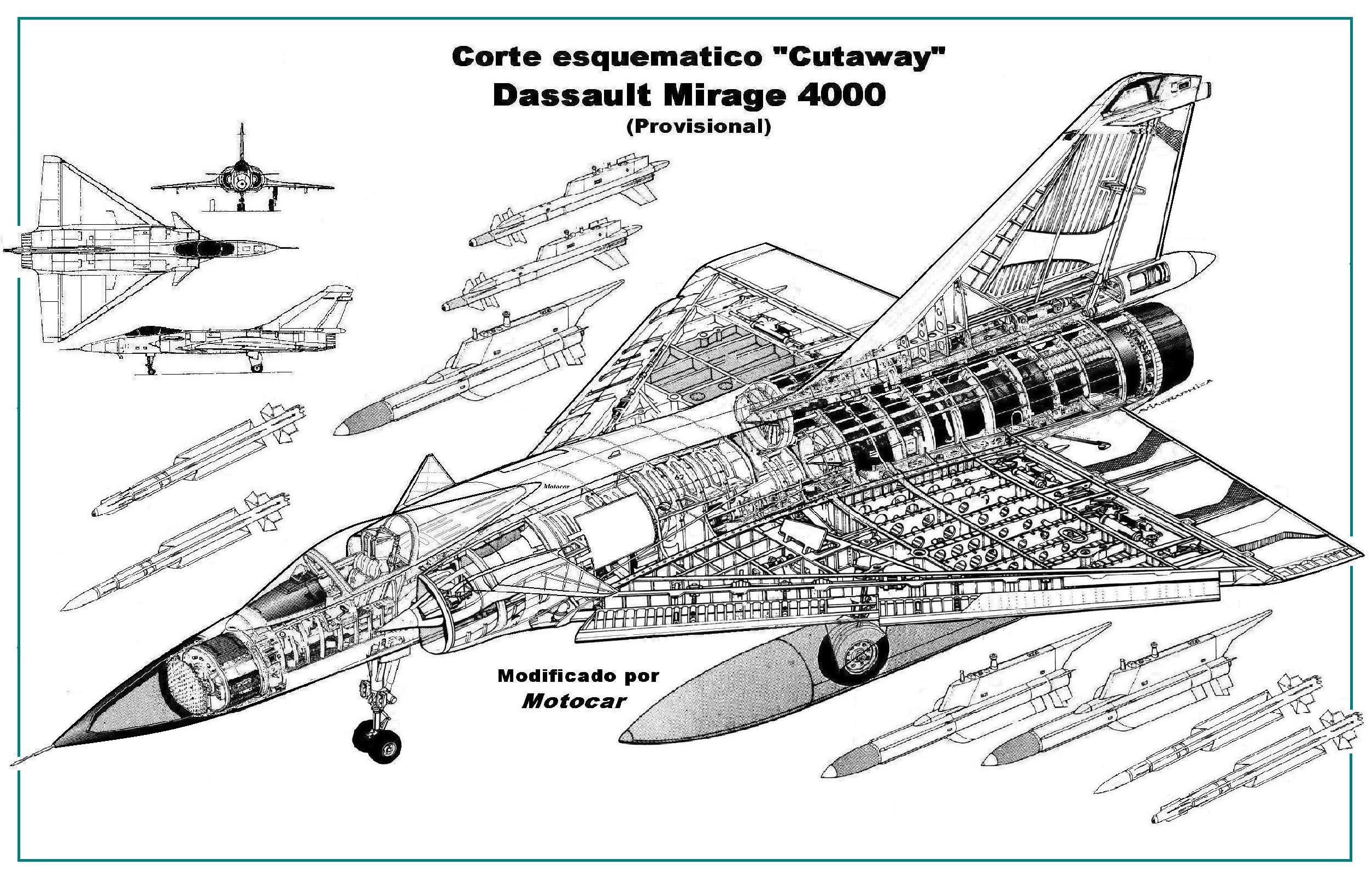 Cutaway Mirage 4000 red 94 alarg 107mica